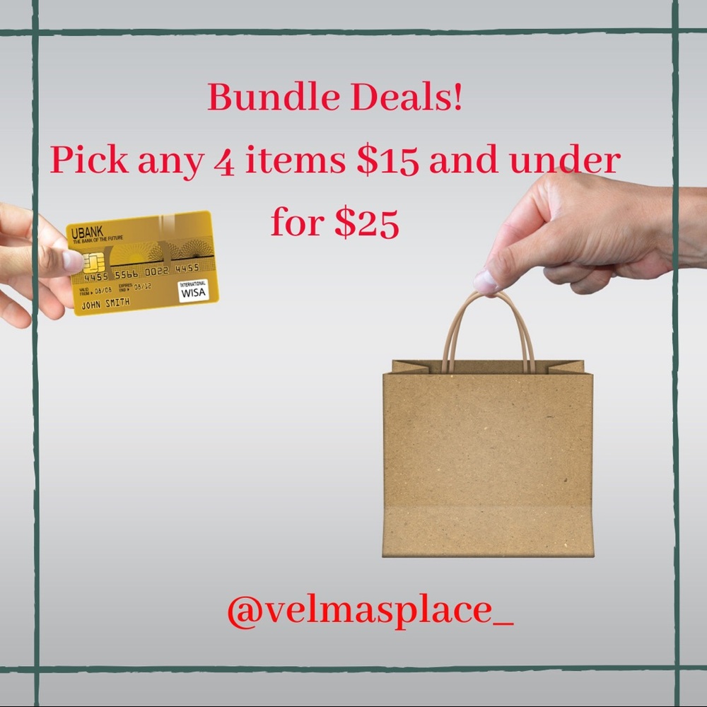 Bundle deals 4 for $25